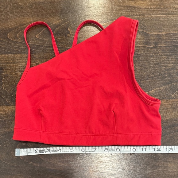 Sweaty Betty Red Asymmetrical Sports Bra - Picture 5 of 5